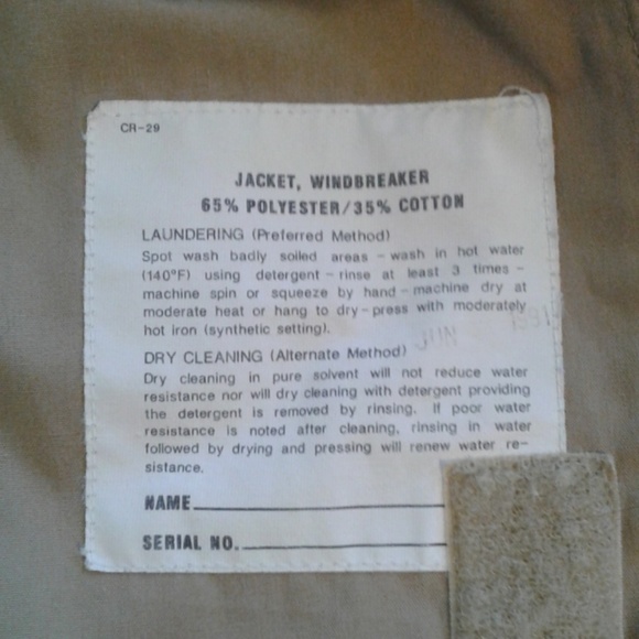 70s Vintage US Navy Windbreaker Jacket - Picture 5 of 6